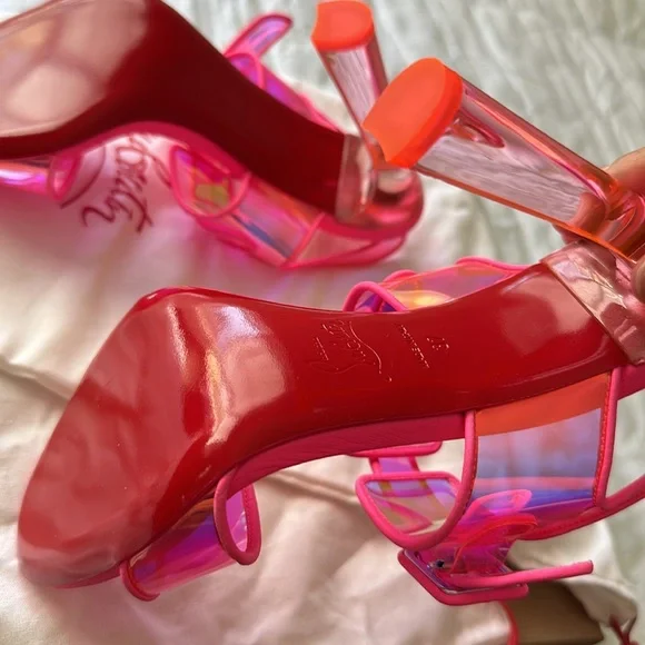 NEW Christian Louboutin LOUBI DUNISS 100 Size 37 - Picture 9 of 10